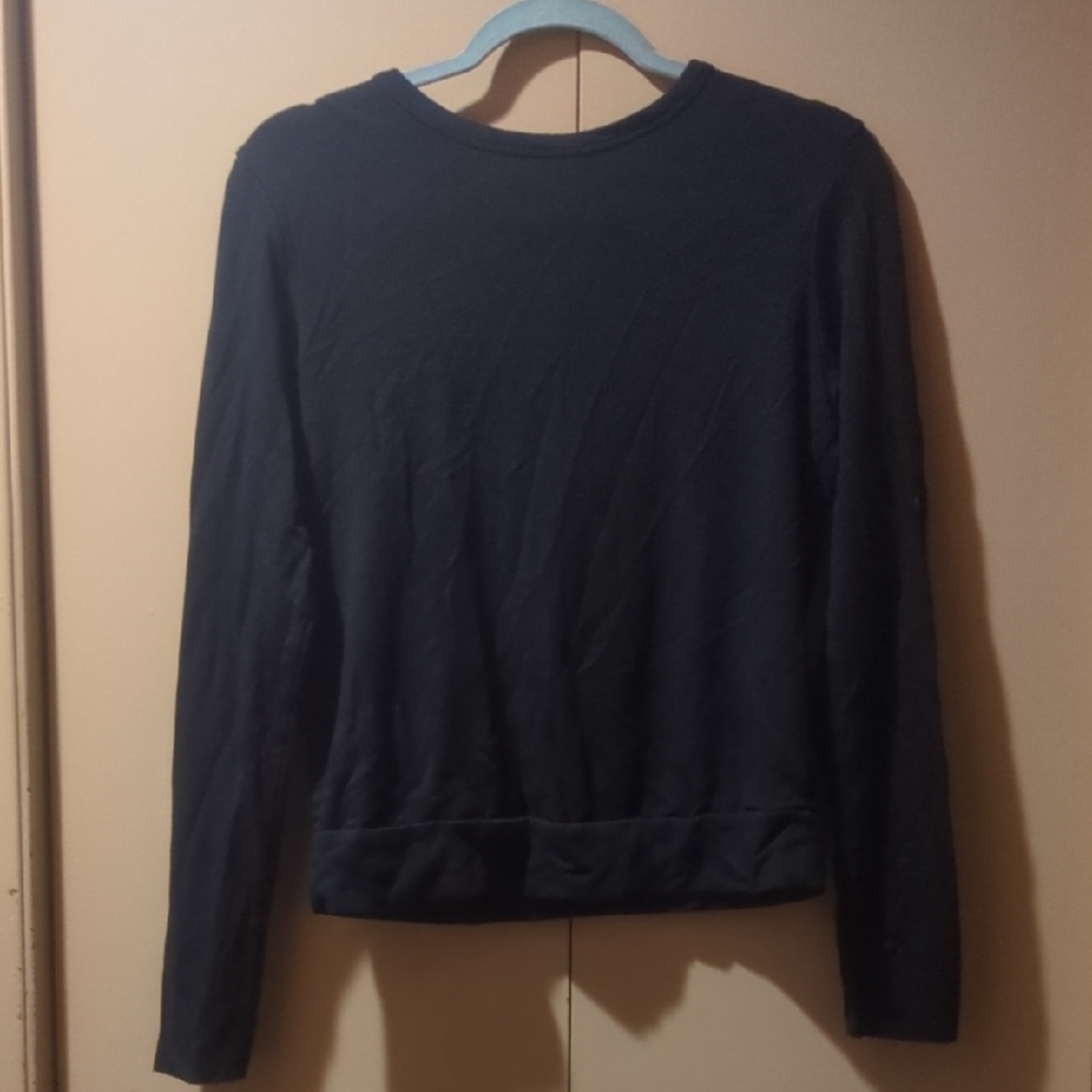 Bailey 44 Black Long Sleeve Top